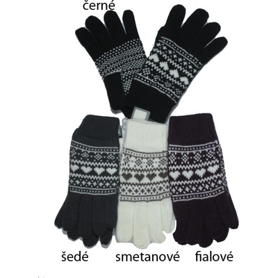 Gloves dámské teplejší pletené rukavice
