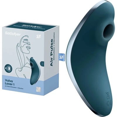 Клитор стимулатор, две специални функции - Vulva Lover Blue 1 (SATISFY370)