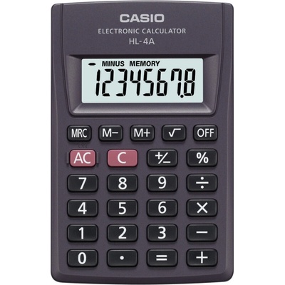 Casio Kalkulačka Casio HL4A kapesní displej 8 míst