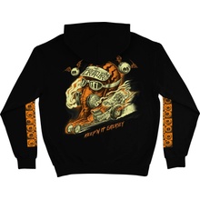 CREATURE Crash and Burn P/O Hooded Midweight Sweatshirt Pigment Black (155034)
