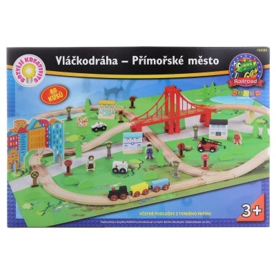 Maxim Vláčkodráha Přímořské město -80ks