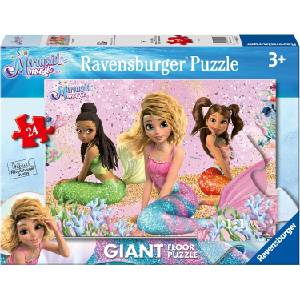Ravensburger Пъзел за под Ravensburger от 24 части - Mermaid Magic (12004323) - ozone