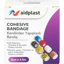 Aidplast Kohézny obväz 5 cm x 4,5 m 1 ks