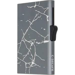C-SECURE Картодържател C-SECURE XL Cardholder, Grey Marble (XL-CH001-GYMRB)