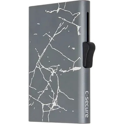 C-Secure Картодържател C-SECURE XL Cardholder, Grey Marble (XL-CH001-GYMRB)