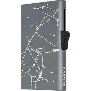 C-SECURE Картодържател C-SECURE XL Cardholder, Grey Marble (XL-CH001-GYMRB)