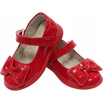 Balerína měkké elastické lakované červené