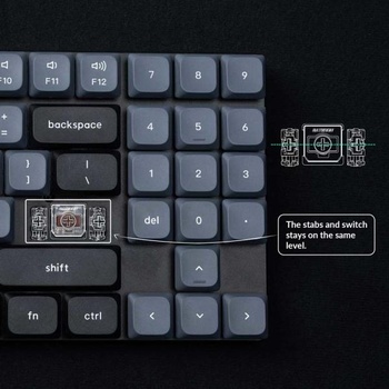 Image 1 of Keychron K13 Pro TKL Low Profile Gatheron Brown Switch (K13P-H3)
