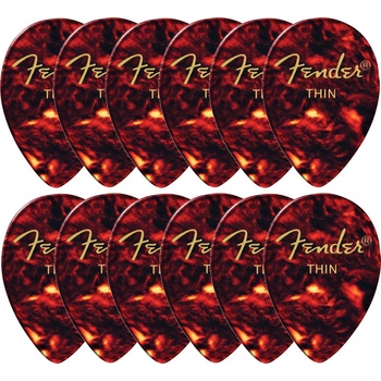 Fender 358 Shape Classic Celluloid 12 Перце за китара (1980358700)