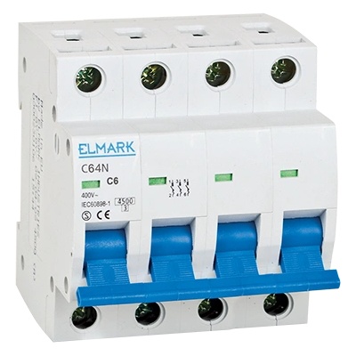 ELMARK АВТОМАТИЧЕН ПРЕДПАЗИТЕЛ c64n 6a 4p 6ka КРИВА b (41806n)