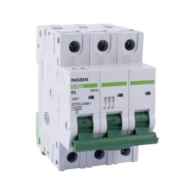 Noark 3P/B6 10kA EX9BH