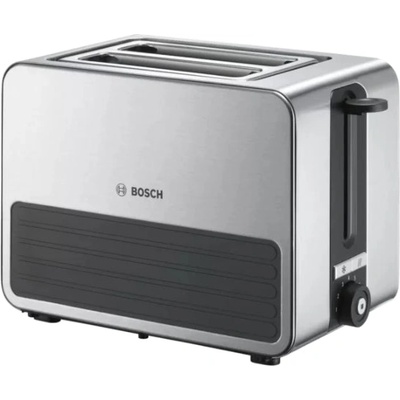 Bosch TAT7S25, Compact toaster, 860-1050 W, Defrost and warm setting, High lifting, Auto power off, Grey (4242002909097)