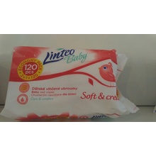 Linteo Baby Soft & Cream vlhčené ubrousky 120 ks