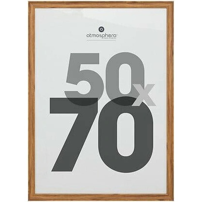 Minimalistický hnědý rám na fotografie Mae 50x70 na zeď