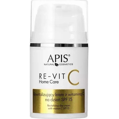 Apis Natural Cosmetics Re-Vit C Home Care ľahký hydratačný krém SPF 15 50 ml