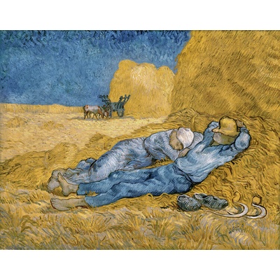 Plagát, Obraz - Siesta, Vincent van Gogh, 40 × 30 cm