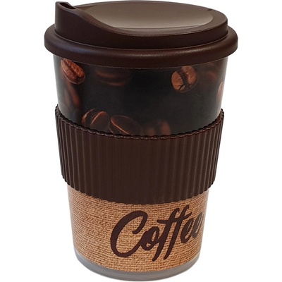 TVAR PARDUBICE COFFEE kelímek s pítkem s manžetou PH EKOLINE 250 ml