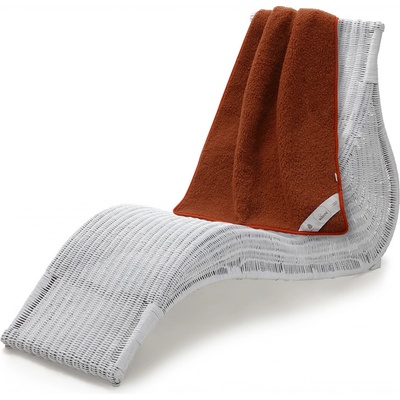 Wooline Vlněná Merino deka Thumbled cihlová 75x100