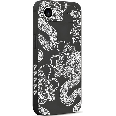 Apple Pnakqil защитен калъф Dragon за Apple iPhone 17 Pro Max - Черен KP39892