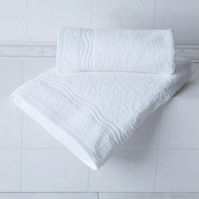 Osuška Veba Nora VLNY BÍLÁ 70 x 140 cm – Zboží Mobilmania