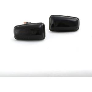 Carmart Диодни мигачи за калник за Citroen Berlingo, Jumpy, Saxo, Xsara, Xantia / Peugeot 106, 306, 806, Partner, Jumpy / Fiat Scudo, Ulysse - опушени с бягащ