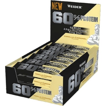 Image 1 of Weider 60% Protein Bar [24 x 45 грама] Ванилия и карамел