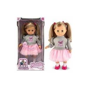Artyk Natalia lalka speaks polish 39cm in grey sweater 5901811168086