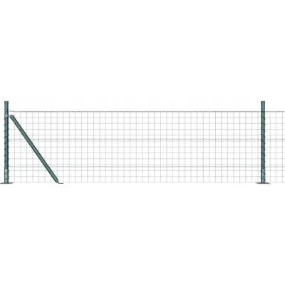 Oplocení se sloupky Zelený 0.6 x 50 m Ocel