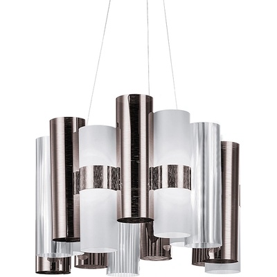 SLAMP ПЕНДЕЛ la lollo m 40w led 2700k БЯЛ/ХРОМ (lalsm00pwt01t00nmt)