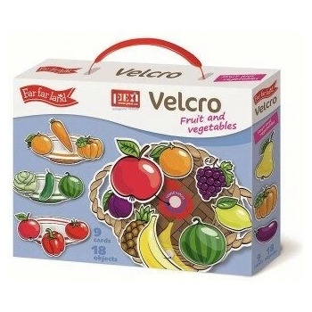 PEXI Velcro skládačky Ovoce a Zelenina Fruits and Vegetables