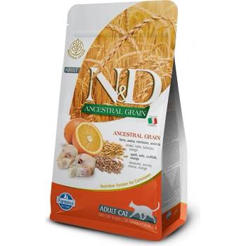 Farmina N & D Low Grain Cat Adult Codfish Orange 300 g