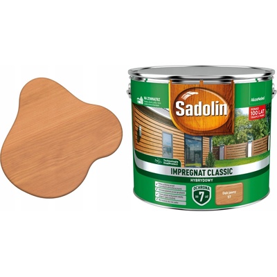 Sadolin Klasický hybridní impregnační nátěr na dřevo Světlý dub 9L