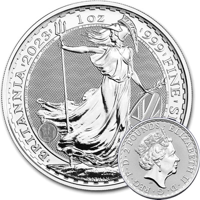 British Royal Mint - Strieborná minca Britannia Elizabeth II. 2023 1 oz