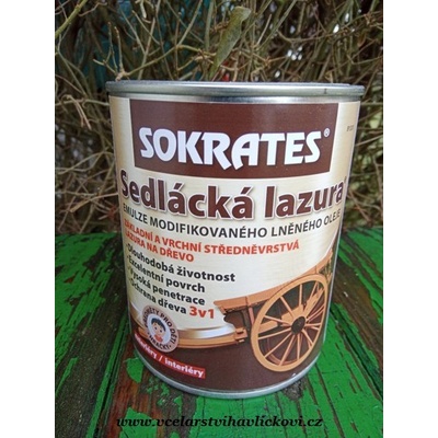 Sokrates Sedlácká lazura na dřevo 0,7 kg ořech