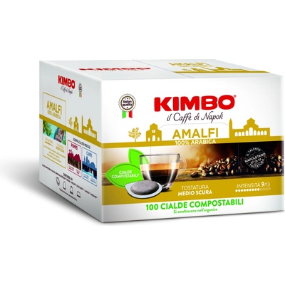 KIMBO Хартиени дози Kimbo Amalfi 100% Arabica - 100 бр х 7.3 г (014326)