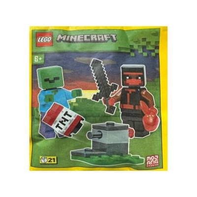 LEGO® Конструктор Lego Minecraft, Нинджа, Зомби и TNT, Лимитирана серия, 662304