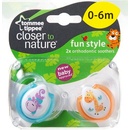 Tommee Tippee silikón CTN Fun 2ks 0-6m