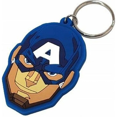 Prívesok na kľúče Pyramid International Marvel Comics Captain America Rubber