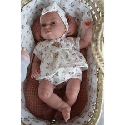 Antonio Juan Reborn Tufi v košíčku Mi Pequeño Reborn Tufi con capazo