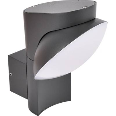 ELMARK Gfr3001 ГРАДИНСКИ led АПЛИК 12w 3000k, ТЪМНО СИВ (96led300112wl/dg)