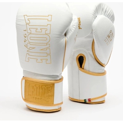 LEONE 1947 Боксови Ръкавици Leone DNA Premium GN002 White - 16 oz