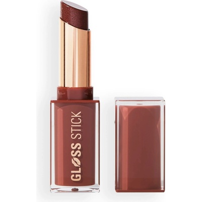 Revolution Pout Lip Gloss Stick hydratační lesklá rtěnka Shimmer Toasted Caramel 3 g
