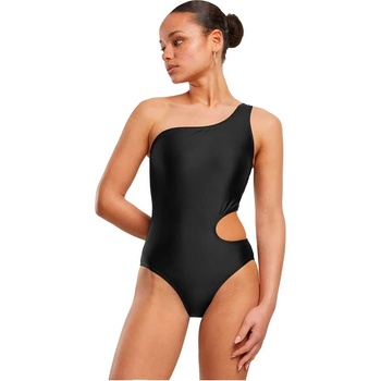Urban Classics Бански костюм Urban classics Asymetric Cut Out swimsuit - Black (Black)