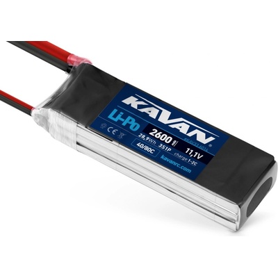 KAVAN Li-Po 2600mAh/11.1 V 40/80C 28,9Wh