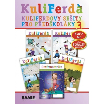 KuliFerda (5–7 let) - SADA 5 pracovních sešitů č.3 - Hana Nádvorníková; Jana Pechancová; Noemi Keřkovská