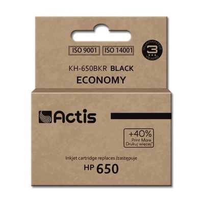 Actis Мастило Actis KH-650BKR (заместител за HP 650 CZ101AE, Standard, 15 ml, черно) (KH-650BKR)