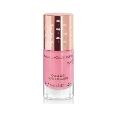 Naj Oleari Oleo gel Nail Lacquer lak na nehty s gelovým efektem 13 water lily pink 8 ml