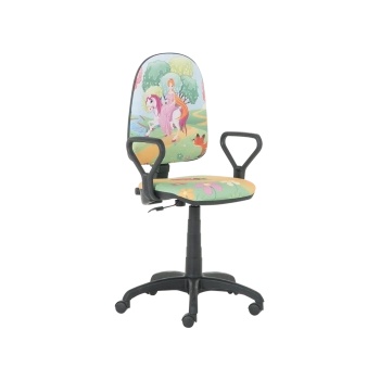 Carmen Детски стол Prestige с подлакътници - принцеси