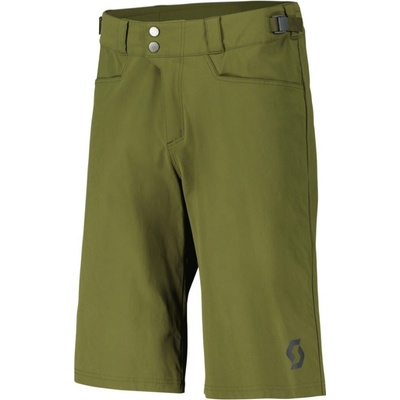 Scott Shorts M's Trail Flow w/pad Firgreen