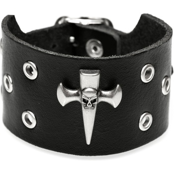 Black & metal Гривна Кръст Череп - bwz-716